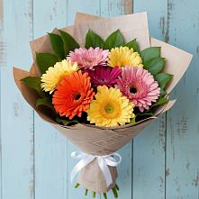 Букет цветов из:  Герберы #REPLACE_PRED# Агидели