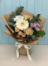 Букет цветов из:  Герберы и Хризантемы в Агидели