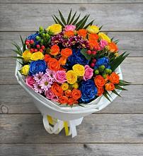 Букет цветов из:  Розы и Хризантемы #REPLACE_PRED# Агидели