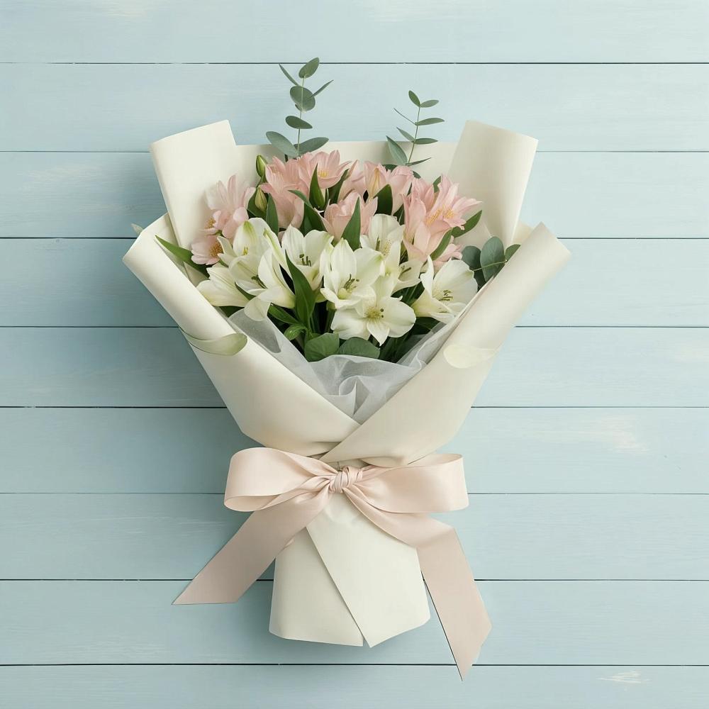 Букет цветов из: Альстромерии в Агидели