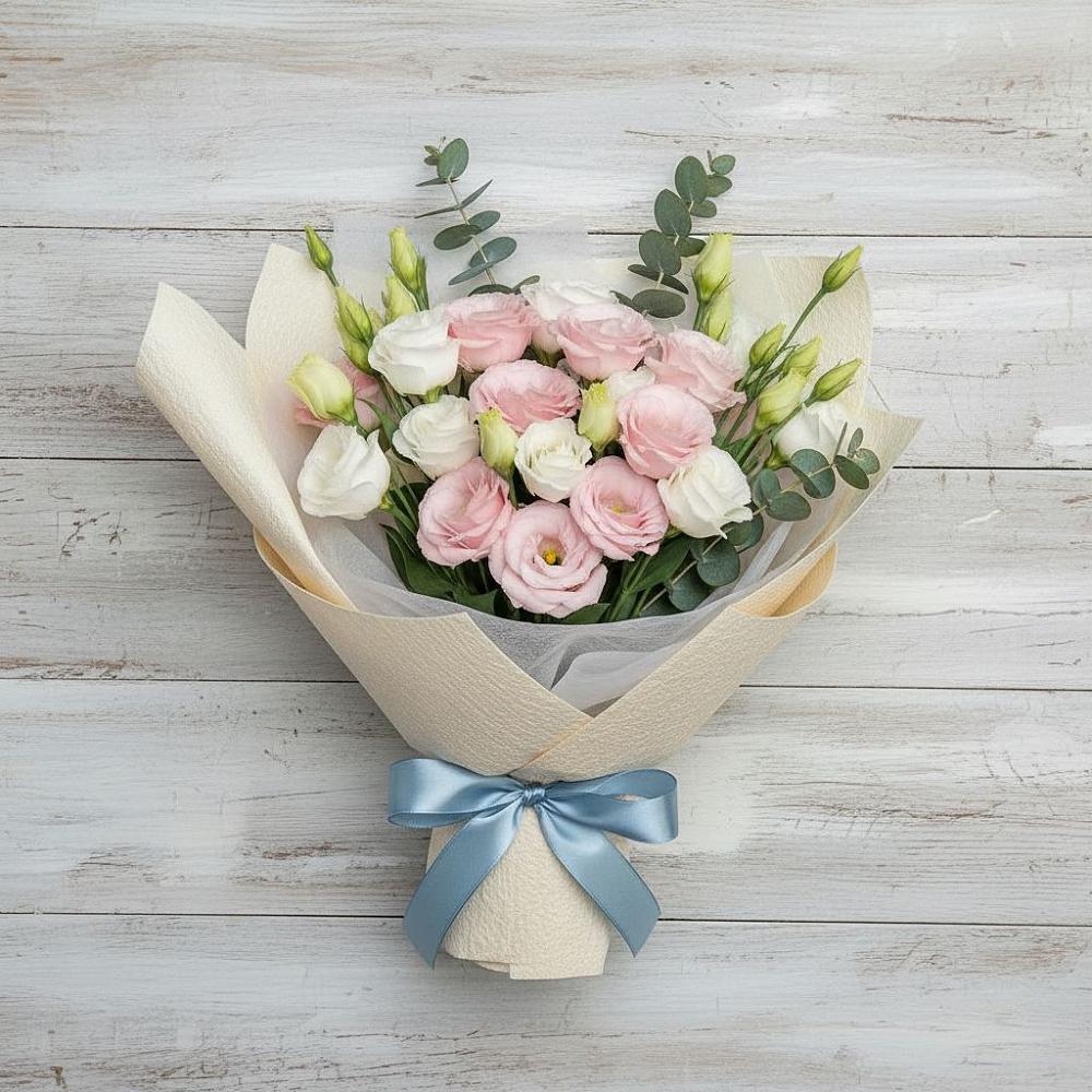 Букет цветов из: Лизиантусы в Агидели